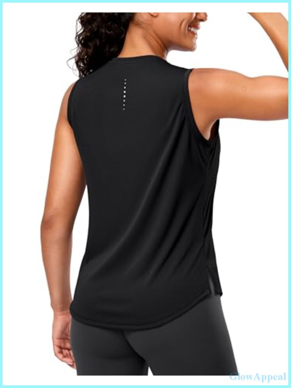 Womens Sleeveless Workout Tank Top UPF 50+ Running Yoga Athletic Shirt